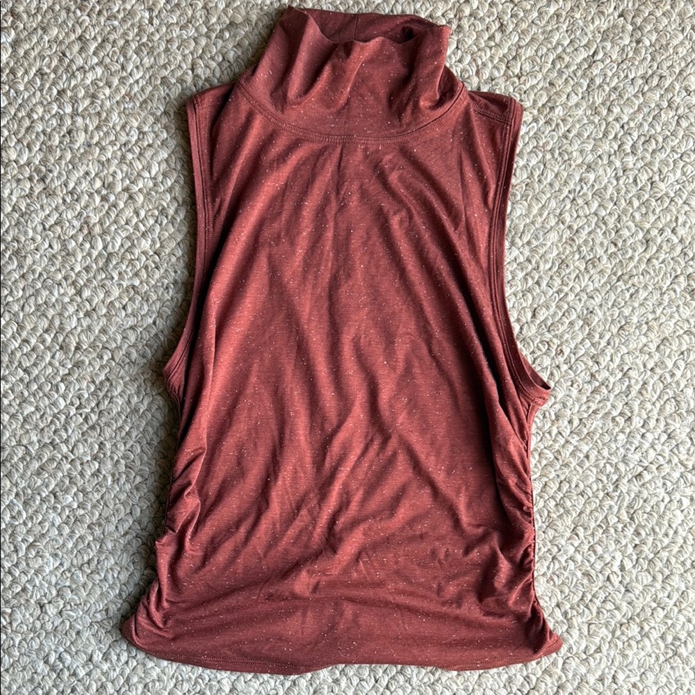 lululemon athletica Rust Sleeveless Tank Top